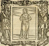 An illustration from Iconologia di Cesare Ripa perugino, cavre. de sti. Mauritio, e Lazzaro : nella quale si descriuono diuerse imagini di virtù, vitij, affetti, passioni humane, arti, discipline, humori, elementi, corpi celesti, prouincie d'Italia, fiumi, tutte le parti del mondo, ed altere infinite materie : opera vtile ad oratori, predicatori, poeti, pittori, scultori, disegnatori, e ad ogni studioso .. (1613)
