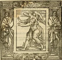 An illustration from Iconologia di Cesare Ripa perugino, cavre. de sti. Mauritio, e Lazzaro : nella quale si descriuono diuerse imagini di virtù, vitij, affetti, passioni humane, arti, discipline, humori, elementi, corpi celesti, prouincie d'Italia, fiumi, tutte le parti del mondo, ed altere infinite materie : opera vtile ad oratori, predicatori, poeti, pittori, scultori, disegnatori, e ad ogni studioso .. (1613)