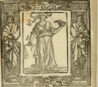 An illustration from Iconologia di Cesare Ripa perugino, cavre. de sti. Mauritio, e Lazzaro : nella quale si descriuono diuerse imagini di virtù, vitij, affetti, passioni humane, arti, discipline, humori, elementi, corpi celesti, prouincie d'Italia, fiumi, tutte le parti del mondo, ed altere infinite materie : opera vtile ad oratori, predicatori, poeti, pittori, scultori, disegnatori, e ad ogni studioso .. (1613)