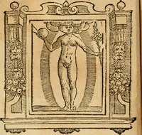 An illustration from Iconologia di Cesare Ripa perugino, cavre. de sti. Mauritio, e Lazzaro : nella quale si descriuono diuerse imagini di virtù, vitij, affetti, passioni humane, arti, discipline, humori, elementi, corpi celesti, prouincie d'Italia, fiumi, tutte le parti del mondo, ed altere infinite materie : opera vtile ad oratori, predicatori, poeti, pittori, scultori, disegnatori, e ad ogni studioso .. (1613)