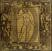 An illustration from Iconologia di Cesare Ripa Perugina ... Nella quale si descrivono diverse imagini di virtù, vitij, affetti, passioni humane, arti discipline, humori, elementi, corpi celesti, prouincie d'Italia, fiumi, tutte le parti del mondo, ed altre infinite materie. Opera utile ad oratori, predicatori, poeti pittori, sculptori, disegnatori, e ad ogni studioso, per inuentar concetti, emblemi, ed imprese, per diuisare qualsiuoglia appatato nuttiale, funerale, trionfale. Per rappresentar poemi drammatici, e per figurare co'suoi propij simboli ciò, che può cadere in pensiero humano. Ampliata ultimamente dallo stresso autore di CC. imagini, e erricchita di molti discorsi pieni di varia eruditione .. (1613)