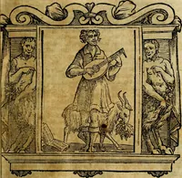 An illustration from Iconologia di Cesare Ripa Perugina ... Nella quale si descrivono diverse imagini di virtù, vitij, affetti, passioni humane, arti discipline, humori, elementi, corpi celesti, prouincie d'Italia, fiumi, tutte le parti del mondo, ed altre infinite materie. Opera utile ad oratori, predicatori, poeti pittori, sculptori, disegnatori, e ad ogni studioso, per inuentar concetti, emblemi, ed imprese, per diuisare qualsiuoglia appatato nuttiale, funerale, trionfale. Per rappresentar poemi drammatici, e per figurare co'suoi propij simboli ciò, che può cadere in pensiero humano. Ampliata ultimamente dallo stresso autore di CC. imagini, e erricchita di molti discorsi pieni di varia eruditione .. (1613)