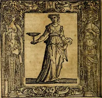 Picture 37 of 204 from Iconologia di Cesare Ripa Perugina ... Nella quale si descrivono diverse imagini di virtù, vitij, affetti, passioni humane, arti discipline, humori, elementi, corpi celesti, prouincie d'Italia, fiumi, tutte le parti del mondo, ed altre infinite materie. Opera utile ad oratori, predicatori, poeti pittori, sculptori, disegnatori, e ad ogni studioso, per inuentar concetti, emblemi, ed imprese, per diuisare qualsiuoglia appatato nuttiale, funerale, trionfale. Per rappresentar poemi drammatici, e per figurare co'suoi propij simboli ciò, che può cadere in pensiero humano. Ampliata ultimamente dallo stresso autore di CC. imagini, e erricchita di molti discorsi pieni di varia eruditione .. (1613), leaf 139