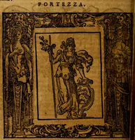 An illustration from Iconologia di Cesare Ripa Perugina ... Nella quale si descrivono diverse imagini di virtù, vitij, affetti, passioni humane, arti discipline, humori, elementi, corpi celesti, prouincie d'Italia, fiumi, tutte le parti del mondo, ed altre infinite materie. Opera utile ad oratori, predicatori, poeti pittori, sculptori, disegnatori, e ad ogni studioso, per inuentar concetti, emblemi, ed imprese, per diuisare qualsiuoglia appatato nuttiale, funerale, trionfale. Per rappresentar poemi drammatici, e per figurare co'suoi propij simboli ciò, che può cadere in pensiero humano. Ampliata ultimamente dallo stresso autore di CC. imagini, e erricchita di molti discorsi pieni di varia eruditione .. (1613)