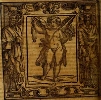 An illustration from Iconologia di Cesare Ripa Perugina ... Nella quale si descrivono diverse imagini di virtù, vitij, affetti, passioni humane, arti discipline, humori, elementi, corpi celesti, prouincie d'Italia, fiumi, tutte le parti del mondo, ed altre infinite materie. Opera utile ad oratori, predicatori, poeti pittori, sculptori, disegnatori, e ad ogni studioso, per inuentar concetti, emblemi, ed imprese, per diuisare qualsiuoglia appatato nuttiale, funerale, trionfale. Per rappresentar poemi drammatici, e per figurare co'suoi propij simboli ciò, che può cadere in pensiero humano. Ampliata ultimamente dallo stresso autore di CC. imagini, e erricchita di molti discorsi pieni di varia eruditione .. (1613)
