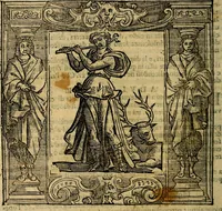 An illustration from Iconologia di Cesare Ripa Perugina ... Nella quale si descrivono diverse imagini di virtù, vitij, affetti, passioni humane, arti discipline, humori, elementi, corpi celesti, prouincie d'Italia, fiumi, tutte le parti del mondo, ed altre infinite materie. Opera utile ad oratori, predicatori, poeti pittori, sculptori, disegnatori, e ad ogni studioso, per inuentar concetti, emblemi, ed imprese, per diuisare qualsiuoglia appatato nuttiale, funerale, trionfale. Per rappresentar poemi drammatici, e per figurare co'suoi propij simboli ciò, che può cadere in pensiero humano. Ampliata ultimamente dallo stresso autore di CC. imagini, e erricchita di molti discorsi pieni di varia eruditione .. (1613)