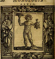 Picture 87 of 204 from Iconologia di Cesare Ripa Perugina ... Nella quale si descrivono diverse imagini di virtù, vitij, affetti, passioni humane, arti discipline, humori, elementi, corpi celesti, prouincie d'Italia, fiumi, tutte le parti del mondo, ed altre infinite materie. Opera utile ad oratori, predicatori, poeti pittori, sculptori, disegnatori, e ad ogni studioso, per inuentar concetti, emblemi, ed imprese, per diuisare qualsiuoglia appatato nuttiale, funerale, trionfale. Per rappresentar poemi drammatici, e per figurare co'suoi propij simboli ciò, che può cadere in pensiero humano. Ampliata ultimamente dallo stresso autore di CC. imagini, e erricchita di molti discorsi pieni di varia eruditione .. (1613), leaf 303