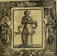 An illustration from Iconologia di Cesare Ripa Perugina ... Nella quale si descrivono diverse imagini di virtù, vitij, affetti, passioni humane, arti discipline, humori, elementi, corpi celesti, prouincie d'Italia, fiumi, tutte le parti del mondo, ed altre infinite materie. Opera utile ad oratori, predicatori, poeti pittori, sculptori, disegnatori, e ad ogni studioso, per inuentar concetti, emblemi, ed imprese, per diuisare qualsiuoglia appatato nuttiale, funerale, trionfale. Per rappresentar poemi drammatici, e per figurare co'suoi propij simboli ciò, che può cadere in pensiero humano. Ampliata ultimamente dallo stresso autore di CC. imagini, e erricchita di molti discorsi pieni di varia eruditione .. (1613)
