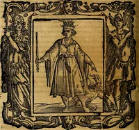 An illustration from Iconologia di Cesare Ripa Perugina ... Nella quale si descrivono diverse imagini di virtù, vitij, affetti, passioni humane, arti discipline, humori, elementi, corpi celesti, prouincie d'Italia, fiumi, tutte le parti del mondo, ed altre infinite materie. Opera utile ad oratori, predicatori, poeti pittori, sculptori, disegnatori, e ad ogni studioso, per inuentar concetti, emblemi, ed imprese, per diuisare qualsiuoglia appatato nuttiale, funerale, trionfale. Per rappresentar poemi drammatici, e per figurare co'suoi propij simboli ciò, che può cadere in pensiero humano. Ampliata ultimamente dallo stresso autore di CC. imagini, e erricchita di molti discorsi pieni di varia eruditione .. (1613)