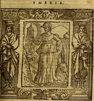An illustration from Iconologia di Cesare Ripa Perugina ... Nella quale si descrivono diverse imagini di virtù, vitij, affetti, passioni humane, arti discipline, humori, elementi, corpi celesti, prouincie d'Italia, fiumi, tutte le parti del mondo, ed altre infinite materie. Opera utile ad oratori, predicatori, poeti pittori, sculptori, disegnatori, e ad ogni studioso, per inuentar concetti, emblemi, ed imprese, per diuisare qualsiuoglia appatato nuttiale, funerale, trionfale. Per rappresentar poemi drammatici, e per figurare co'suoi propij simboli ciò, che può cadere in pensiero humano. Ampliata ultimamente dallo stresso autore di CC. imagini, e erricchita di molti discorsi pieni di varia eruditione .. (1613)