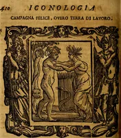 Picture 108 of 204 from Iconologia di Cesare Ripa Perugina ... Nella quale si descrivono diverse imagini di virtù, vitij, affetti, passioni humane, arti discipline, humori, elementi, corpi celesti, prouincie d'Italia, fiumi, tutte le parti del mondo, ed altre infinite materie. Opera utile ad oratori, predicatori, poeti pittori, sculptori, disegnatori, e ad ogni studioso, per inuentar concetti, emblemi, ed imprese, per diuisare qualsiuoglia appatato nuttiale, funerale, trionfale. Per rappresentar poemi drammatici, e per figurare co'suoi propij simboli ciò, che può cadere in pensiero humano. Ampliata ultimamente dallo stresso autore di CC. imagini, e erricchita di molti discorsi pieni di varia eruditione .. (1613), leaf 389