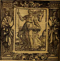 An illustration from Iconologia di Cesare Ripa Perugina ... Nella quale si descrivono diverse imagini di virtù, vitij, affetti, passioni humane, arti discipline, humori, elementi, corpi celesti, prouincie d'Italia, fiumi, tutte le parti del mondo, ed altre infinite materie. Opera utile ad oratori, predicatori, poeti pittori, sculptori, disegnatori, e ad ogni studioso, per inuentar concetti, emblemi, ed imprese, per diuisare qualsiuoglia appatato nuttiale, funerale, trionfale. Per rappresentar poemi drammatici, e per figurare co'suoi propij simboli ciò, che può cadere in pensiero humano. Ampliata ultimamente dallo stresso autore di CC. imagini, e erricchita di molti discorsi pieni di varia eruditione .. (1613)