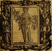 An illustration from Iconologia di Cesare Ripa Perugina ... Nella quale si descrivono diverse imagini di virtù, vitij, affetti, passioni humane, arti discipline, humori, elementi, corpi celesti, prouincie d'Italia, fiumi, tutte le parti del mondo, ed altre infinite materie. Opera utile ad oratori, predicatori, poeti pittori, sculptori, disegnatori, e ad ogni studioso, per inuentar concetti, emblemi, ed imprese, per diuisare qualsiuoglia appatato nuttiale, funerale, trionfale. Per rappresentar poemi drammatici, e per figurare co'suoi propij simboli ciò, che può cadere in pensiero humano. Ampliata ultimamente dallo stresso autore di CC. imagini, e erricchita di molti discorsi pieni di varia eruditione .. (1613)