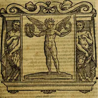 An illustration from Iconologia di Cesare Ripa Perugina ... Nella quale si descrivono diverse imagini di virtù, vitij, affetti, passioni humane, arti discipline, humori, elementi, corpi celesti, prouincie d'Italia, fiumi, tutte le parti del mondo, ed altre infinite materie. Opera utile ad oratori, predicatori, poeti pittori, sculptori, disegnatori, e ad ogni studioso, per inuentar concetti, emblemi, ed imprese, per diuisare qualsiuoglia appatato nuttiale, funerale, trionfale. Per rappresentar poemi drammatici, e per figurare co'suoi propij simboli ciò, che può cadere in pensiero humano. Ampliata ultimamente dallo stresso autore di CC. imagini, e erricchita di molti discorsi pieni di varia eruditione .. (1613)