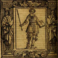 An illustration from Iconologia di Cesare Ripa Perugina ... Nella quale si descrivono diverse imagini di virtù, vitij, affetti, passioni humane, arti discipline, humori, elementi, corpi celesti, prouincie d'Italia, fiumi, tutte le parti del mondo, ed altre infinite materie. Opera utile ad oratori, predicatori, poeti pittori, sculptori, disegnatori, e ad ogni studioso, per inuentar concetti, emblemi, ed imprese, per diuisare qualsiuoglia appatato nuttiale, funerale, trionfale. Per rappresentar poemi drammatici, e per figurare co'suoi propij simboli ciò, che può cadere in pensiero humano. Ampliata ultimamente dallo stresso autore di CC. imagini, e erricchita di molti discorsi pieni di varia eruditione .. (1613)