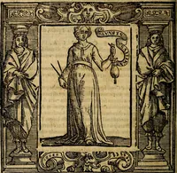 An illustration from Iconologia di Cesare Ripa Perugina ... Nella quale si descrivono diverse imagini di virtù, vitij, affetti, passioni humane, arti discipline, humori, elementi, corpi celesti, prouincie d'Italia, fiumi, tutte le parti del mondo, ed altre infinite materie. Opera utile ad oratori, predicatori, poeti pittori, sculptori, disegnatori, e ad ogni studioso, per inuentar concetti, emblemi, ed imprese, per diuisare qualsiuoglia appatato nuttiale, funerale, trionfale. Per rappresentar poemi drammatici, e per figurare co'suoi propij simboli ciò, che può cadere in pensiero humano. Ampliata ultimamente dallo stresso autore di CC. imagini, e erricchita di molti discorsi pieni di varia eruditione .. (1613)