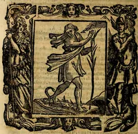 An illustration from Iconologia di Cesare Ripa Perugina ... Nella quale si descrivono diverse imagini di virtù, vitij, affetti, passioni humane, arti discipline, humori, elementi, corpi celesti, prouincie d'Italia, fiumi, tutte le parti del mondo, ed altre infinite materie. Opera utile ad oratori, predicatori, poeti pittori, sculptori, disegnatori, e ad ogni studioso, per inuentar concetti, emblemi, ed imprese, per diuisare qualsiuoglia appatato nuttiale, funerale, trionfale. Per rappresentar poemi drammatici, e per figurare co'suoi propij simboli ciò, che può cadere in pensiero humano. Ampliata ultimamente dallo stresso autore di CC. imagini, e erricchita di molti discorsi pieni di varia eruditione .. (1613)