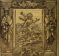 An illustration from Iconologia di Cesare Ripa Perugina ... Nella quale si descrivono diverse imagini di virtù, vitij, affetti, passioni humane, arti discipline, humori, elementi, corpi celesti, prouincie d'Italia, fiumi, tutte le parti del mondo, ed altre infinite materie. Opera utile ad oratori, predicatori, poeti pittori, sculptori, disegnatori, e ad ogni studioso, per inuentar concetti, emblemi, ed imprese, per diuisare qualsiuoglia appatato nuttiale, funerale, trionfale. Per rappresentar poemi drammatici, e per figurare co'suoi propij simboli ciò, che può cadere in pensiero humano. Ampliata ultimamente dallo stresso autore di CC. imagini, e erricchita di molti discorsi pieni di varia eruditione .. (1613)
