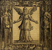 An illustration from Iconologia di Cesare Ripa Perugina ... Nella quale si descrivono diverse imagini di virtù, vitij, affetti, passioni humane, arti discipline, humori, elementi, corpi celesti, prouincie d'Italia, fiumi, tutte le parti del mondo, ed altre infinite materie. Opera utile ad oratori, predicatori, poeti pittori, sculptori, disegnatori, e ad ogni studioso, per inuentar concetti, emblemi, ed imprese, per diuisare qualsiuoglia appatato nuttiale, funerale, trionfale. Per rappresentar poemi drammatici, e per figurare co'suoi propij simboli ciò, che può cadere in pensiero humano. Ampliata ultimamente dallo stresso autore di CC. imagini, e erricchita di molti discorsi pieni di varia eruditione .. (1613)