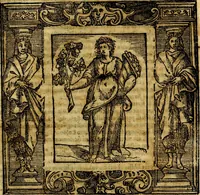 An illustration from Iconologia di Cesare Ripa Perugina ... Nella quale si descrivono diverse imagini di virtù, vitij, affetti, passioni humane, arti discipline, humori, elementi, corpi celesti, prouincie d'Italia, fiumi, tutte le parti del mondo, ed altre infinite materie. Opera utile ad oratori, predicatori, poeti pittori, sculptori, disegnatori, e ad ogni studioso, per inuentar concetti, emblemi, ed imprese, per diuisare qualsiuoglia appatato nuttiale, funerale, trionfale. Per rappresentar poemi drammatici, e per figurare co'suoi propij simboli ciò, che può cadere in pensiero humano. Ampliata ultimamente dallo stresso autore di CC. imagini, e erricchita di molti discorsi pieni di varia eruditione .. (1613)
