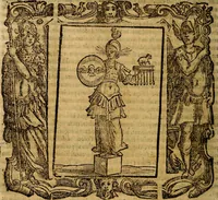 An illustration from Iconologia di Cesare Ripa Perugina ... Nella quale si descrivono diverse imagini di virtù, vitij, affetti, passioni humane, arti discipline, humori, elementi, corpi celesti, prouincie d'Italia, fiumi, tutte le parti del mondo, ed altre infinite materie. Opera utile ad oratori, predicatori, poeti pittori, sculptori, disegnatori, e ad ogni studioso, per inuentar concetti, emblemi, ed imprese, per diuisare qualsiuoglia appatato nuttiale, funerale, trionfale. Per rappresentar poemi drammatici, e per figurare co'suoi propij simboli ciò, che può cadere in pensiero humano. Ampliata ultimamente dallo stresso autore di CC. imagini, e erricchita di molti discorsi pieni di varia eruditione .. (1613)