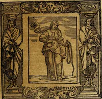 An illustration from Iconologia di Cesare Ripa Perugina ... Nella quale si descrivono diverse imagini di virtù, vitij, affetti, passioni humane, arti discipline, humori, elementi, corpi celesti, prouincie d'Italia, fiumi, tutte le parti del mondo, ed altre infinite materie. Opera utile ad oratori, predicatori, poeti pittori, sculptori, disegnatori, e ad ogni studioso, per inuentar concetti, emblemi, ed imprese, per diuisare qualsiuoglia appatato nuttiale, funerale, trionfale. Per rappresentar poemi drammatici, e per figurare co'suoi propij simboli ciò, che può cadere in pensiero humano. Ampliata ultimamente dallo stresso autore di CC. imagini, e erricchita di molti discorsi pieni di varia eruditione .. (1613)