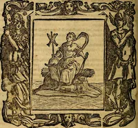 An illustration from Iconologia di Cesare Ripa Perugina ... Nella quale si descrivono diverse imagini di virtù, vitij, affetti, passioni humane, arti discipline, humori, elementi, corpi celesti, prouincie d'Italia, fiumi, tutte le parti del mondo, ed altre infinite materie. Opera utile ad oratori, predicatori, poeti pittori, sculptori, disegnatori, e ad ogni studioso, per inuentar concetti, emblemi, ed imprese, per diuisare qualsiuoglia appatato nuttiale, funerale, trionfale. Per rappresentar poemi drammatici, e per figurare co'suoi propij simboli ciò, che può cadere in pensiero humano. Ampliata ultimamente dallo stresso autore di CC. imagini, e erricchita di molti discorsi pieni di varia eruditione .. (1613)