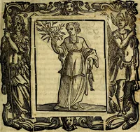 An illustration from Iconologia di Cesare Ripa Perugina ... Nella quale si descrivono diverse imagini di virtù, vitij, affetti, passioni humane, arti discipline, humori, elementi, corpi celesti, prouincie d'Italia, fiumi, tutte le parti del mondo, ed altre infinite materie. Opera utile ad oratori, predicatori, poeti pittori, sculptori, disegnatori, e ad ogni studioso, per inuentar concetti, emblemi, ed imprese, per diuisare qualsiuoglia appatato nuttiale, funerale, trionfale. Per rappresentar poemi drammatici, e per figurare co'suoi propij simboli ciò, che può cadere in pensiero humano. Ampliata ultimamente dallo stresso autore di CC. imagini, e erricchita di molti discorsi pieni di varia eruditione .. (1613)