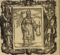 An illustration from Iconologia di Cesare Ripa Perugina ... Nella quale si descrivono diverse imagini di virtù, vitij, affetti, passioni humane, arti discipline, humori, elementi, corpi celesti, prouincie d'Italia, fiumi, tutte le parti del mondo, ed altre infinite materie. Opera utile ad oratori, predicatori, poeti pittori, sculptori, disegnatori, e ad ogni studioso, per inuentar concetti, emblemi, ed imprese, per diuisare qualsiuoglia appatato nuttiale, funerale, trionfale. Per rappresentar poemi drammatici, e per figurare co'suoi propij simboli ciò, che può cadere in pensiero humano. Ampliata ultimamente dallo stresso autore di CC. imagini, e erricchita di molti discorsi pieni di varia eruditione .. (1613)