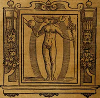 An illustration from Iconologia di Cesare Ripa Perugina ... Nella quale si descrivono diverse imagini di virtù, vitij, affetti, passioni humane, arti discipline, humori, elementi, corpi celesti, prouincie d'Italia, fiumi, tutte le parti del mondo, ed altre infinite materie. Opera utile ad oratori, predicatori, poeti pittori, sculptori, disegnatori, e ad ogni studioso, per inuentar concetti, emblemi, ed imprese, per diuisare qualsiuoglia appatato nuttiale, funerale, trionfale. Per rappresentar poemi drammatici, e per figurare co'suoi propij simboli ciò, che può cadere in pensiero humano. Ampliata ultimamente dallo stresso autore di CC. imagini, e erricchita di molti discorsi pieni di varia eruditione .. (1613)