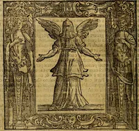 Picture 17 of 206 from Iconologia di Cesare Ripa Perugina ... Nella quale si descrivono diverse imagini di virtù, vitij, affetti, passioni humane, arti discipline, humori, elementi, corpi celesti, prouincie d'Italia, fiumi, tutte le parti del mondo, ed altre infinite materie. Opera utile ad oratori, predicatori, poeti pittori, sculptori, disegnatori, e ad ogni studioso, per inuentar concetti, emblemi, ed imprese, per diuisare qualsiuoglia appatato nuttiale, funerale, trionfale. Per rappresentar poemi drammatici, e per figurare co'suoi propij simboli ciò, che può cadere in pensiero humano. Ampliata ultimamente dallo stresso autore di CC. imagini, e erricchita di molti discorsi pieni di varia eruditione .. (1613), leaf 103