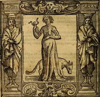 Picture 20 of 206 from Iconologia di Cesare Ripa Perugina ... Nella quale si descrivono diverse imagini di virtù, vitij, affetti, passioni humane, arti discipline, humori, elementi, corpi celesti, prouincie d'Italia, fiumi, tutte le parti del mondo, ed altre infinite materie. Opera utile ad oratori, predicatori, poeti pittori, sculptori, disegnatori, e ad ogni studioso, per inuentar concetti, emblemi, ed imprese, per diuisare qualsiuoglia appatato nuttiale, funerale, trionfale. Per rappresentar poemi drammatici, e per figurare co'suoi propij simboli ciò, che può cadere in pensiero humano. Ampliata ultimamente dallo stresso autore di CC. imagini, e erricchita di molti discorsi pieni di varia eruditione .. (1613), leaf 113