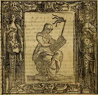 An illustration from Iconologia di Cesare Ripa Perugina ... Nella quale si descrivono diverse imagini di virtù, vitij, affetti, passioni humane, arti discipline, humori, elementi, corpi celesti, prouincie d'Italia, fiumi, tutte le parti del mondo, ed altre infinite materie. Opera utile ad oratori, predicatori, poeti pittori, sculptori, disegnatori, e ad ogni studioso, per inuentar concetti, emblemi, ed imprese, per diuisare qualsiuoglia appatato nuttiale, funerale, trionfale. Per rappresentar poemi drammatici, e per figurare co'suoi propij simboli ciò, che può cadere in pensiero humano. Ampliata ultimamente dallo stresso autore di CC. imagini, e erricchita di molti discorsi pieni di varia eruditione .. (1613)