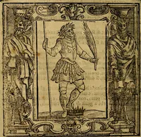 An illustration from Iconologia di Cesare Ripa Perugina ... Nella quale si descrivono diverse imagini di virtù, vitij, affetti, passioni humane, arti discipline, humori, elementi, corpi celesti, prouincie d'Italia, fiumi, tutte le parti del mondo, ed altre infinite materie. Opera utile ad oratori, predicatori, poeti pittori, sculptori, disegnatori, e ad ogni studioso, per inuentar concetti, emblemi, ed imprese, per diuisare qualsiuoglia appatato nuttiale, funerale, trionfale. Per rappresentar poemi drammatici, e per figurare co'suoi propij simboli ciò, che può cadere in pensiero humano. Ampliata ultimamente dallo stresso autore di CC. imagini, e erricchita di molti discorsi pieni di varia eruditione .. (1613)
