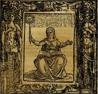 An illustration from Iconologia di Cesare Ripa Perugina ... Nella quale si descrivono diverse imagini di virtù, vitij, affetti, passioni humane, arti discipline, humori, elementi, corpi celesti, prouincie d'Italia, fiumi, tutte le parti del mondo, ed altre infinite materie. Opera utile ad oratori, predicatori, poeti pittori, sculptori, disegnatori, e ad ogni studioso, per inuentar concetti, emblemi, ed imprese, per diuisare qualsiuoglia appatato nuttiale, funerale, trionfale. Per rappresentar poemi drammatici, e per figurare co'suoi propij simboli ciò, che può cadere in pensiero humano. Ampliata ultimamente dallo stresso autore di CC. imagini, e erricchita di molti discorsi pieni di varia eruditione .. (1613)