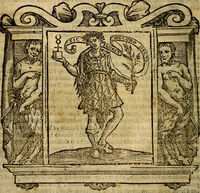 An illustration from Iconologia di Cesare Ripa Perugina ... Nella quale si descrivono diverse imagini di virtù, vitij, affetti, passioni humane, arti discipline, humori, elementi, corpi celesti, prouincie d'Italia, fiumi, tutte le parti del mondo, ed altre infinite materie. Opera utile ad oratori, predicatori, poeti pittori, sculptori, disegnatori, e ad ogni studioso, per inuentar concetti, emblemi, ed imprese, per diuisare qualsiuoglia appatato nuttiale, funerale, trionfale. Per rappresentar poemi drammatici, e per figurare co'suoi propij simboli ciò, che può cadere in pensiero humano. Ampliata ultimamente dallo stresso autore di CC. imagini, e erricchita di molti discorsi pieni di varia eruditione .. (1613)