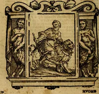 Picture 60 of 206 from Iconologia di Cesare Ripa Perugina ... Nella quale si descrivono diverse imagini di virtù, vitij, affetti, passioni humane, arti discipline, humori, elementi, corpi celesti, prouincie d'Italia, fiumi, tutte le parti del mondo, ed altre infinite materie. Opera utile ad oratori, predicatori, poeti pittori, sculptori, disegnatori, e ad ogni studioso, per inuentar concetti, emblemi, ed imprese, per diuisare qualsiuoglia appatato nuttiale, funerale, trionfale. Per rappresentar poemi drammatici, e per figurare co'suoi propij simboli ciò, che può cadere in pensiero humano. Ampliata ultimamente dallo stresso autore di CC. imagini, e erricchita di molti discorsi pieni di varia eruditione .. (1613), leaf 243