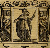 An illustration from Iconologia di Cesare Ripa Perugina ... Nella quale si descrivono diverse imagini di virtù, vitij, affetti, passioni humane, arti discipline, humori, elementi, corpi celesti, prouincie d'Italia, fiumi, tutte le parti del mondo, ed altre infinite materie. Opera utile ad oratori, predicatori, poeti pittori, sculptori, disegnatori, e ad ogni studioso, per inuentar concetti, emblemi, ed imprese, per diuisare qualsiuoglia appatato nuttiale, funerale, trionfale. Per rappresentar poemi drammatici, e per figurare co'suoi propij simboli ciò, che può cadere in pensiero humano. Ampliata ultimamente dallo stresso autore di CC. imagini, e erricchita di molti discorsi pieni di varia eruditione .. (1613)