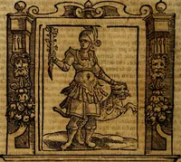 Picture 84 of 206 from Iconologia di Cesare Ripa Perugina ... Nella quale si descrivono diverse imagini di virtù, vitij, affetti, passioni humane, arti discipline, humori, elementi, corpi celesti, prouincie d'Italia, fiumi, tutte le parti del mondo, ed altre infinite materie. Opera utile ad oratori, predicatori, poeti pittori, sculptori, disegnatori, e ad ogni studioso, per inuentar concetti, emblemi, ed imprese, per diuisare qualsiuoglia appatato nuttiale, funerale, trionfale. Per rappresentar poemi drammatici, e per figurare co'suoi propij simboli ciò, che può cadere in pensiero humano. Ampliata ultimamente dallo stresso autore di CC. imagini, e erricchita di molti discorsi pieni di varia eruditione .. (1613), leaf 323
