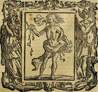 An illustration from Iconologia di Cesare Ripa Perugina ... Nella quale si descrivono diverse imagini di virtù, vitij, affetti, passioni humane, arti discipline, humori, elementi, corpi celesti, prouincie d'Italia, fiumi, tutte le parti del mondo, ed altre infinite materie. Opera utile ad oratori, predicatori, poeti pittori, sculptori, disegnatori, e ad ogni studioso, per inuentar concetti, emblemi, ed imprese, per diuisare qualsiuoglia appatato nuttiale, funerale, trionfale. Per rappresentar poemi drammatici, e per figurare co'suoi propij simboli ciò, che può cadere in pensiero humano. Ampliata ultimamente dallo stresso autore di CC. imagini, e erricchita di molti discorsi pieni di varia eruditione .. (1613)