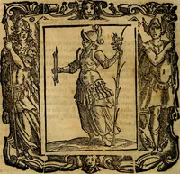 An illustration from Iconologia di Cesare Ripa Perugina ... Nella quale si descrivono diverse imagini di virtù, vitij, affetti, passioni humane, arti discipline, humori, elementi, corpi celesti, prouincie d'Italia, fiumi, tutte le parti del mondo, ed altre infinite materie. Opera utile ad oratori, predicatori, poeti pittori, sculptori, disegnatori, e ad ogni studioso, per inuentar concetti, emblemi, ed imprese, per diuisare qualsiuoglia appatato nuttiale, funerale, trionfale. Per rappresentar poemi drammatici, e per figurare co'suoi propij simboli ciò, che può cadere in pensiero humano. Ampliata ultimamente dallo stresso autore di CC. imagini, e erricchita di molti discorsi pieni di varia eruditione .. (1613)