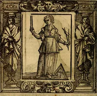 Picture 133 of 206 from Iconologia di Cesare Ripa Perugina ... Nella quale si descrivono diverse imagini di virtù, vitij, affetti, passioni humane, arti discipline, humori, elementi, corpi celesti, prouincie d'Italia, fiumi, tutte le parti del mondo, ed altre infinite materie. Opera utile ad oratori, predicatori, poeti pittori, sculptori, disegnatori, e ad ogni studioso, per inuentar concetti, emblemi, ed imprese, per diuisare qualsiuoglia appatato nuttiale, funerale, trionfale. Per rappresentar poemi drammatici, e per figurare co'suoi propij simboli ciò, che può cadere in pensiero humano. Ampliata ultimamente dallo stresso autore di CC. imagini, e erricchita di molti discorsi pieni di varia eruditione .. (1613), leaf 507