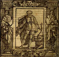 An illustration from Iconologia di Cesare Ripa Perugina ... Nella quale si descrivono diverse imagini di virtù, vitij, affetti, passioni humane, arti discipline, humori, elementi, corpi celesti, prouincie d'Italia, fiumi, tutte le parti del mondo, ed altre infinite materie. Opera utile ad oratori, predicatori, poeti pittori, sculptori, disegnatori, e ad ogni studioso, per inuentar concetti, emblemi, ed imprese, per diuisare qualsiuoglia appatato nuttiale, funerale, trionfale. Per rappresentar poemi drammatici, e per figurare co'suoi propij simboli ciò, che può cadere in pensiero humano. Ampliata ultimamente dallo stresso autore di CC. imagini, e erricchita di molti discorsi pieni di varia eruditione .. (1613)