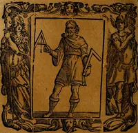 An illustration from Iconologia di Cesare Ripa Perugina ... Nella quale si descrivono diverse imagini di virtù, vitij, affetti, passioni humane, arti discipline, humori, elementi, corpi celesti, prouincie d'Italia, fiumi, tutte le parti del mondo, ed altre infinite materie. Opera utile ad oratori, predicatori, poeti pittori, sculptori, disegnatori, e ad ogni studioso, per inuentar concetti, emblemi, ed imprese, per diuisare qualsiuoglia appatato nuttiale, funerale, trionfale. Per rappresentar poemi drammatici, e per figurare co'suoi propij simboli ciò, che può cadere in pensiero humano. Ampliata ultimamente dallo stresso autore di CC. imagini, e erricchita di molti discorsi pieni di varia eruditione .. (1613)