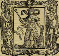 Picture 154 of 206 from Iconologia di Cesare Ripa Perugina ... Nella quale si descrivono diverse imagini di virtù, vitij, affetti, passioni humane, arti discipline, humori, elementi, corpi celesti, prouincie d'Italia, fiumi, tutte le parti del mondo, ed altre infinite materie. Opera utile ad oratori, predicatori, poeti pittori, sculptori, disegnatori, e ad ogni studioso, per inuentar concetti, emblemi, ed imprese, per diuisare qualsiuoglia appatato nuttiale, funerale, trionfale. Per rappresentar poemi drammatici, e per figurare co'suoi propij simboli ciò, che può cadere in pensiero humano. Ampliata ultimamente dallo stresso autore di CC. imagini, e erricchita di molti discorsi pieni di varia eruditione .. (1613), leaf 616