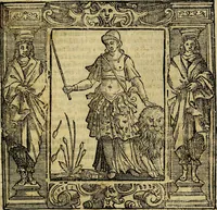 Picture 163 of 206 from Iconologia di Cesare Ripa Perugina ... Nella quale si descrivono diverse imagini di virtù, vitij, affetti, passioni humane, arti discipline, humori, elementi, corpi celesti, prouincie d'Italia, fiumi, tutte le parti del mondo, ed altre infinite materie. Opera utile ad oratori, predicatori, poeti pittori, sculptori, disegnatori, e ad ogni studioso, per inuentar concetti, emblemi, ed imprese, per diuisare qualsiuoglia appatato nuttiale, funerale, trionfale. Per rappresentar poemi drammatici, e per figurare co'suoi propij simboli ciò, che può cadere in pensiero humano. Ampliata ultimamente dallo stresso autore di CC. imagini, e erricchita di molti discorsi pieni di varia eruditione .. (1613), leaf 642