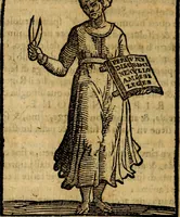 An illustration from Iconologia di Cesare Ripa Perugina ... Nella quale si descrivono diverse imagini di virtù, vitij, affetti, passioni humane, arti discipline, humori, elementi, corpi celesti, prouincie d'Italia, fiumi, tutte le parti del mondo, ed altre infinite materie. Opera utile ad oratori, predicatori, poeti pittori, sculptori, disegnatori, e ad ogni studioso, per inuentar concetti, emblemi, ed imprese, per diuisare qualsiuoglia appatato nuttiale, funerale, trionfale. Per rappresentar poemi drammatici, e per figurare co'suoi propij simboli ciò, che può cadere in pensiero humano. Ampliata ultimamente dallo stresso autore di CC. imagini, e erricchita di molti discorsi pieni di varia eruditione .. (1613)
