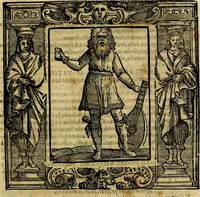 An illustration from Iconologia di Cesare Ripa Perugina ... Nella quale si descrivono diverse imagini di virtù, vitij, affetti, passioni humane, arti discipline, humori, elementi, corpi celesti, prouincie d'Italia, fiumi, tutte le parti del mondo, ed altre infinite materie. Opera utile ad oratori, predicatori, poeti pittori, sculptori, disegnatori, e ad ogni studioso, per inuentar concetti, emblemi, ed imprese, per diuisare qualsiuoglia appatato nuttiale, funerale, trionfale. Per rappresentar poemi drammatici, e per figurare co'suoi propij simboli ciò, che può cadere in pensiero humano. Ampliata ultimamente dallo stresso autore di CC. imagini, e erricchita di molti discorsi pieni di varia eruditione .. (1613)