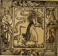 An illustration from Iconologia di Cesare Ripa Perugina ... Nella quale si descrivono diverse imagini di virtù, vitij, affetti, passioni humane, arti discipline, humori, elementi, corpi celesti, prouincie d'Italia, fiumi, tutte le parti del mondo, ed altre infinite materie. Opera utile ad oratori, predicatori, poeti pittori, sculptori, disegnatori, e ad ogni studioso, per inuentar concetti, emblemi, ed imprese, per diuisare qualsiuoglia appatato nuttiale, funerale, trionfale. Per rappresentar poemi drammatici, e per figurare co'suoi propij simboli ciò, che può cadere in pensiero humano. Ampliata ultimamente dallo stresso autore di CC. imagini, e erricchita di molti discorsi pieni di varia eruditione .. (1613)