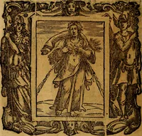 An illustration from Iconologia di Cesare Ripa Perugina ... Nella quale si descrivono diverse imagini di virtù, vitij, affetti, passioni humane, arti discipline, humori, elementi, corpi celesti, prouincie d'Italia, fiumi, tutte le parti del mondo, ed altre infinite materie. Opera utile ad oratori, predicatori, poeti pittori, sculptori, disegnatori, e ad ogni studioso, per inuentar concetti, emblemi, ed imprese, per diuisare qualsiuoglia appatato nuttiale, funerale, trionfale. Per rappresentar poemi drammatici, e per figurare co'suoi propij simboli ciò, che può cadere in pensiero humano. Ampliata ultimamente dallo stresso autore di CC. imagini, e erricchita di molti discorsi pieni di varia eruditione .. (1613)